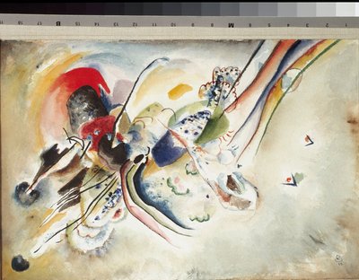 Composizione, acquerello e matita su cartone di Vassily Kandinsky, 1916 da Wassily Kandinsky